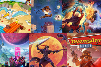 design professional steam capsule art for your indie game