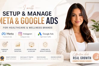 setup peptide meta ads and google ads using facebook instagram peptide marketing