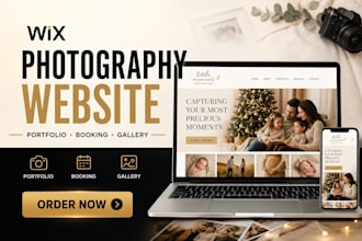 design wix photography website for family photographers