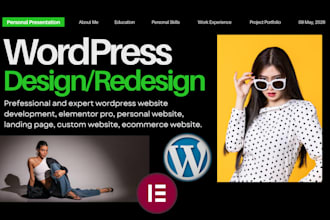 design or redesign wordpress website design or redesign wordpress website design