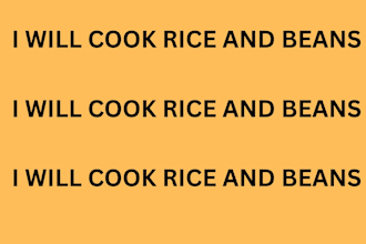 cook rice and beans