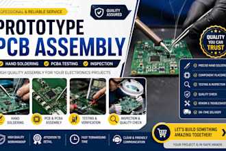 do prototype pcb assembly, hand soldering pcba testing and inspection production