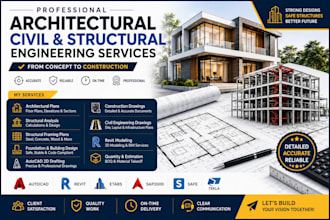 provide professional architecturel, civil and structural engineering service