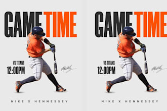 design a professional sports flyer, poster or event graphic, basketball flyer