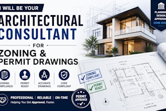 be your architectural consultant for zoning and permit drawings