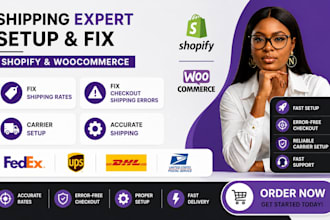 fix shipping rates, checkout shipping errors, carrier setup for shopify and wix