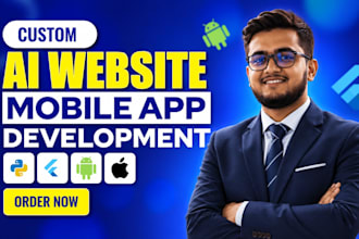 build ai website development ai mobile app full stack custom website development