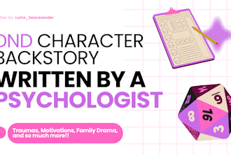 as a psychologist, write your dnd character backstory