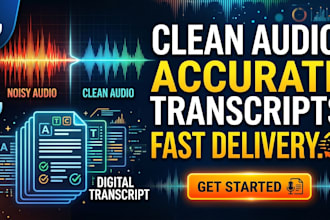 provide accurate lip reading, transcribe video, audio cleanup for cctv and video