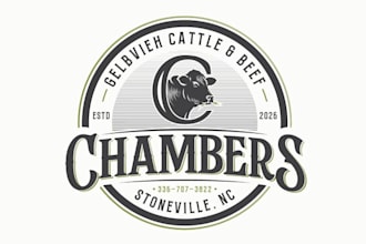 design unique family farm business logo