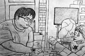 do freelance illustration work
