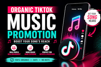 do organic tiktok music promotion
