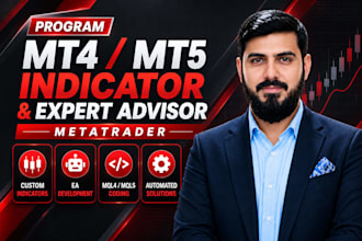 build your mt4 mt5 eas expert advisor or indicator API