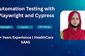 build test automation framework using playwright or cypress