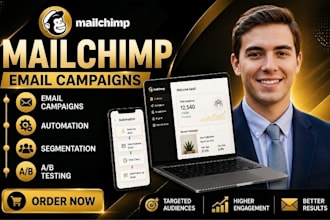 setup mailchimp email campaigns automation segmentation email workflow