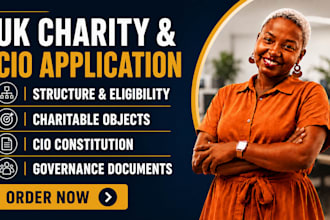 prepare your UK charity or cio registration application