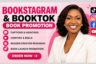do booktok and bookstagram promotion for authors and books