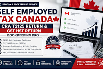 do self employed tax canada cra t2125 return and gst hst return bookkeeping pro