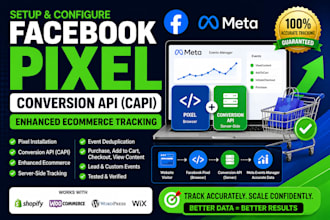 setup facebook pixel conversion api enhanced ecommerce tracking