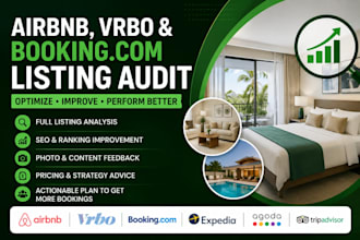 do airbnb listing, vrbo promotion and  marketing, airbnb seo for huge booking