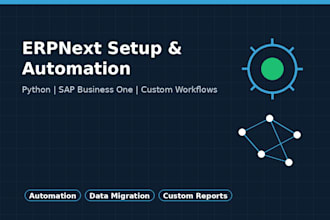 set up and automate your erpnext system