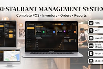 develop cafe restaurant point of sale, erp and inventory system