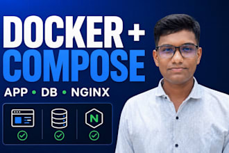dockerize your django or fastapi app with docker compose