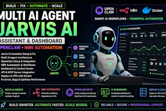 fix build multi ai agent jarvis ai assistant dashboard openclaw n8n automation