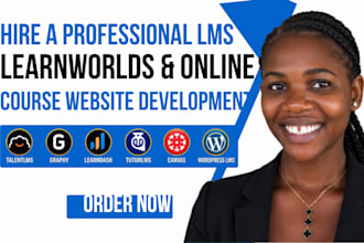 create course content on talentlms, learnworld, graphy, moodle and wordpress lms