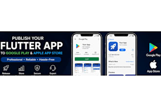 publish your flutter app to google play and apple app store