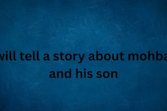 tell a story about mohbad and his son