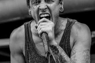 sing powerful metal vocal heavy rock metal singer male rock death thrash metal