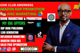 do book promotion, ebook marketing using amazon KDP ads and book clubs