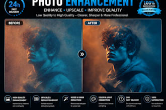 enhance, upscale and improve the quality of your photos