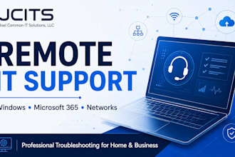 provide remote IT support for windows, linux, and networking