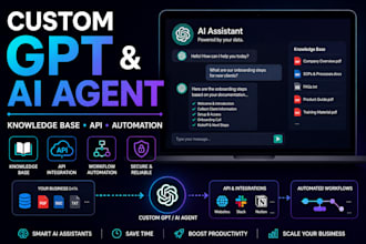 create a custom gpt for your business with API and knowledge base