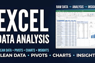 do data analysis, visualization, and pivottables in excel