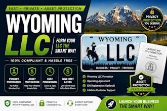 help you form and register a wyoming llc for your business