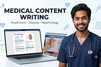 write professional medical content