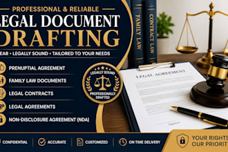 prepare prenuptial agreement legal contract legal agreement family law and nda