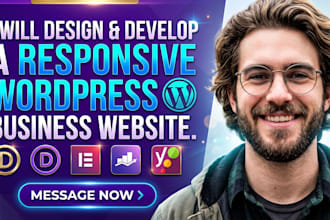 design and develop wordpress website or blog