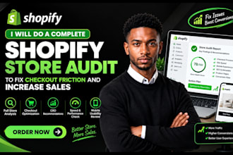 do a shopify store audit to fix checkout friction and increase sales