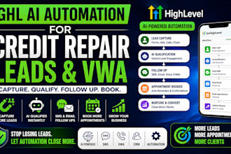 build ghl ai automation for credit repair leads and voice workflows