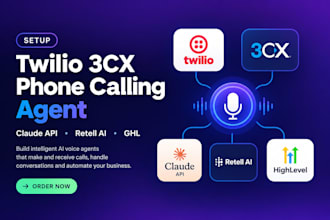 setup gpt 6 astra twilio 3cx phone calling agent claude ai inbound api retell ai