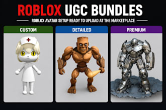 set up your roblox avatar for marketplace upload