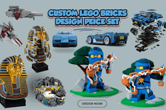 custom lego design set, lego bricks moc pieces, lego toy minifigure, bricklinks