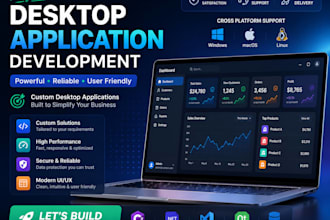 build custom desktop software and applications