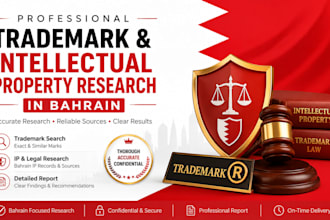 conduct trademark and intellectual property research in bahrain