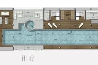 design swimming pool layout with full 2d site plan and drawing