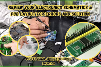 review your electronics schematic and layout for errors and improvements